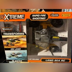 Land Sea RC Vehicle - Gray and Yellow